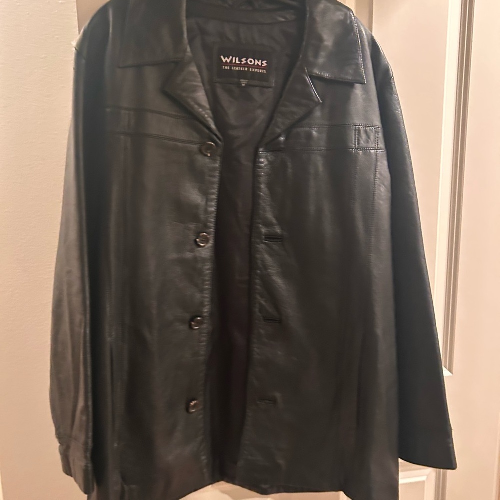 Wilson Black Leather Apparel